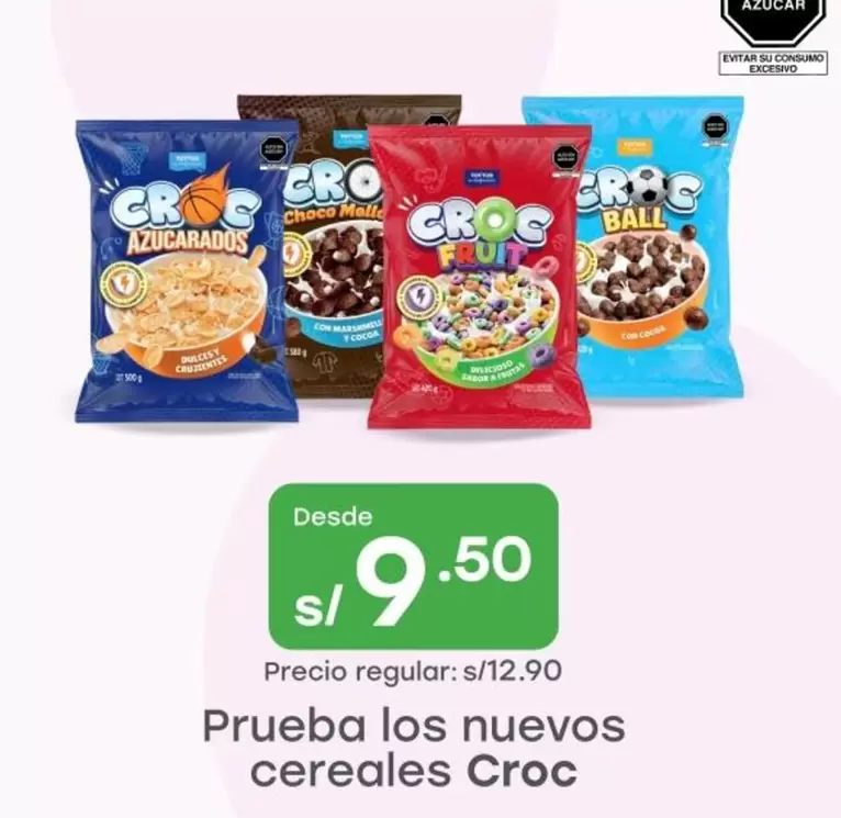 nuevos cereales Croc