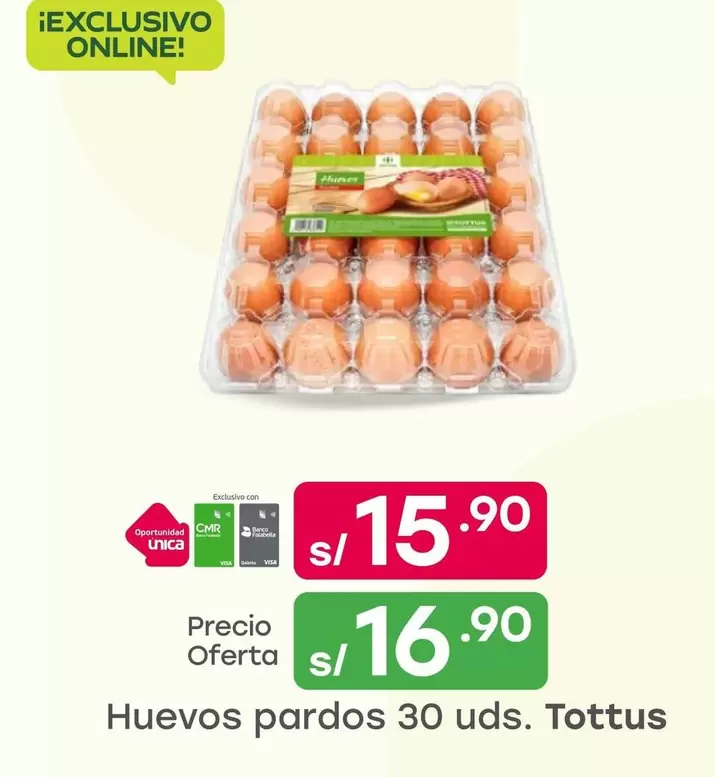 Tottus - Huevos pardos