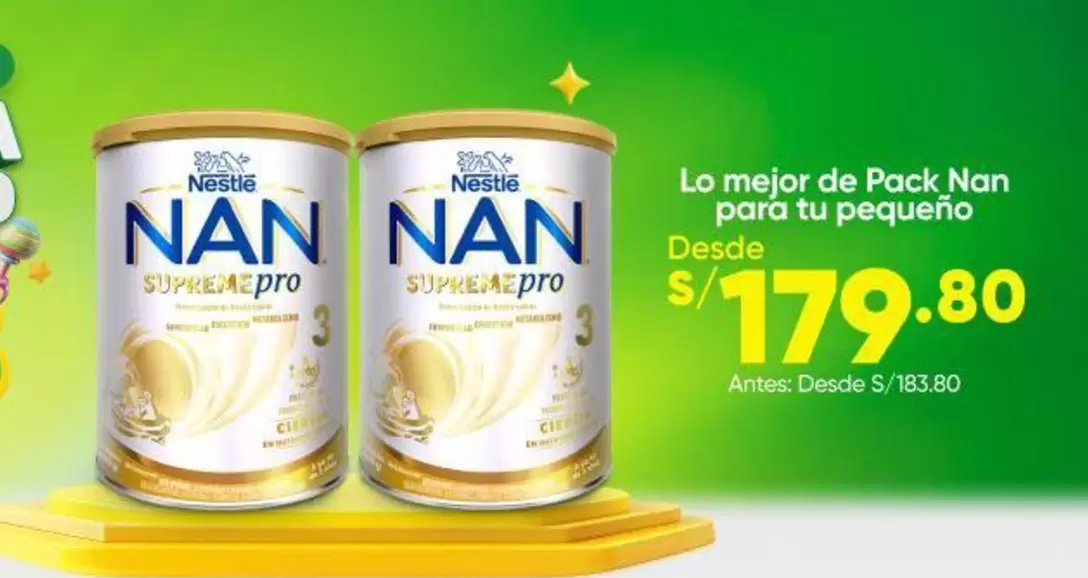 Nestlé - Pack Nan Supre Pro 3