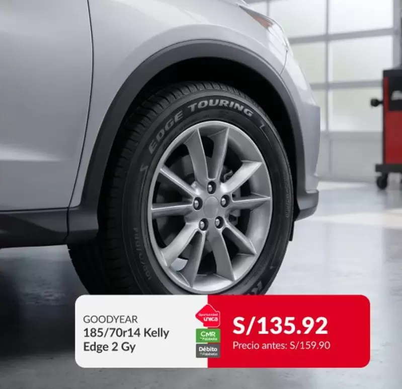 Goodyear - 185/70R14 Kelly Edge 2 Gy