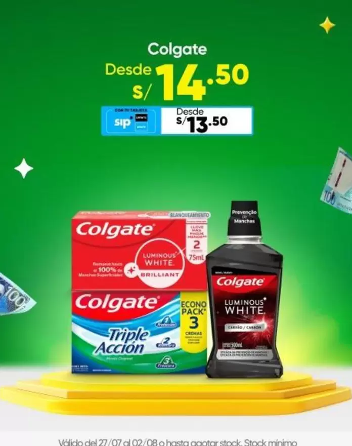Colgate - Luminous White Triple Accion