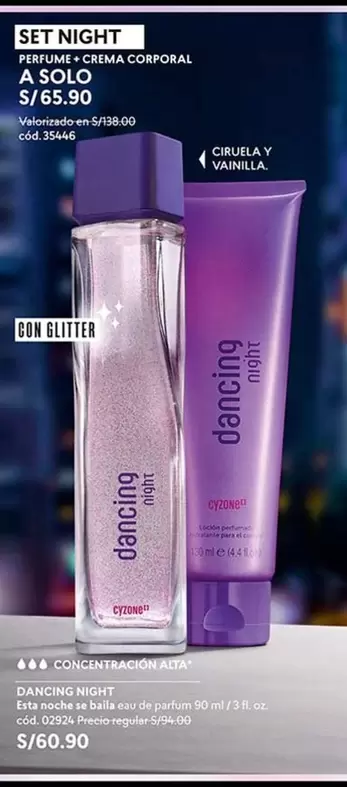 Solo - SET NIGHT PERFUME + CREMA CORPORAL