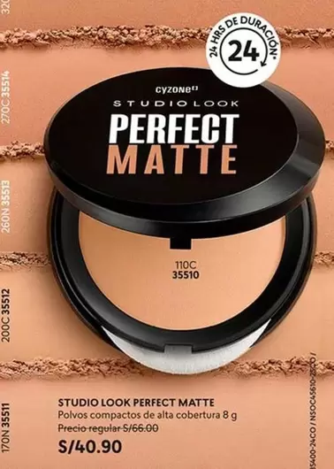 Studio - STUDIO LOOK PERFECT MATTE 110C 35510