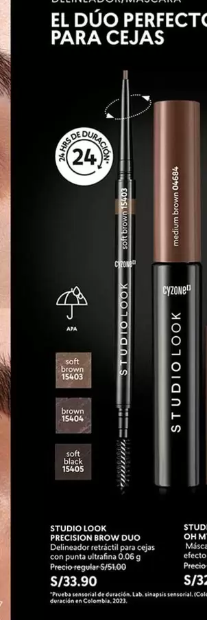 Studio - STUDIO LOOK PRECISION BROW DUO