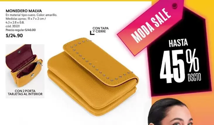 Porta - MONEDERO MALVA