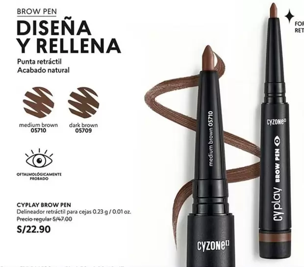 Natural - CYPLAY BROW PEN Delineador retráctil