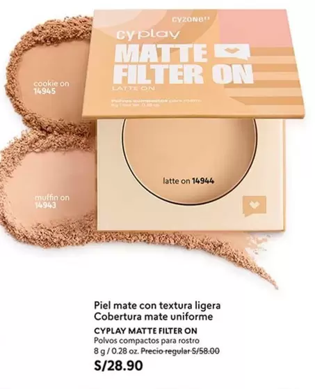 Piel - MATTE FILTER ON