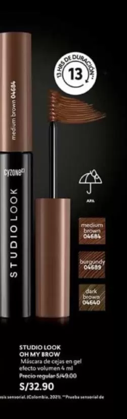 Studio - STUDIO LOOK OH MY BROW Máscara de cejas en gel efecto volumen