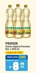 Primor - Aceite Vegetal Premium Bot. x 900 ml.