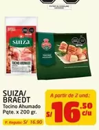 Suiza - Tocino Ahumado Pqte.