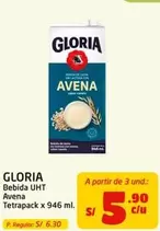 Gloria - Bebida UHT Avena Tetrapak