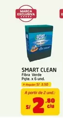 Smart - Fibra Verde Pqte. x 6 und.