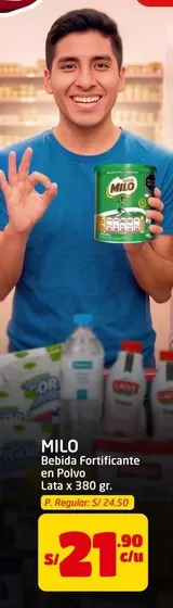 Milo - Bebida Fortificante en Polvo Lata