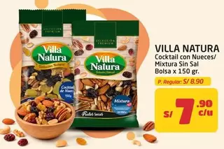 Villa Natura - Cocktail con Nueces/Mezcla Sin Sal