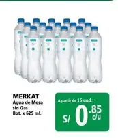 Merkat - Agua de Mesa sin Gas Bot. x 625 ml.