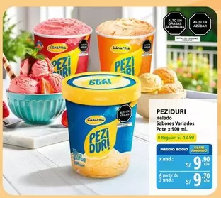 Peziduri - Helado Sabores Variados