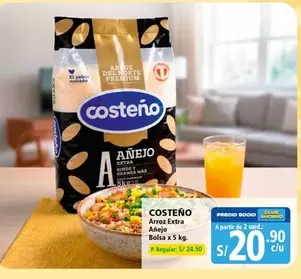 Costeño - Arroz Extra A ilde{n}ejo