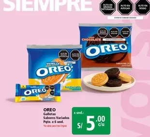 Oreo - Galletas Sabores Variados