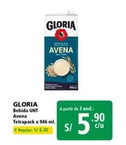 Gloria - Bebida UHT Avena