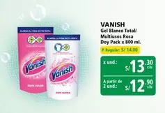 Vanish - Gel Blanco Total/ Multiusos Rosa