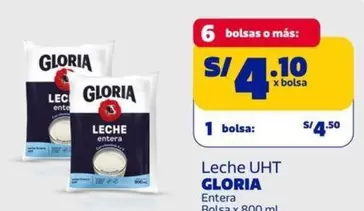 Gloria - Leche UHT Entera