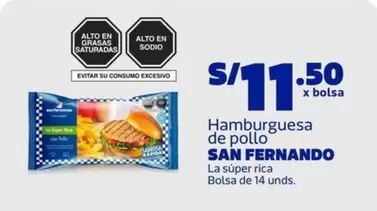 San Fernando - Hamburguesa de pollo