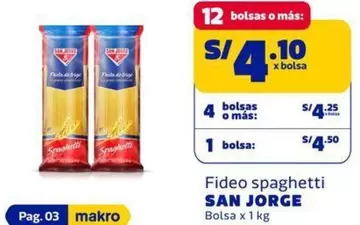 San Jorge - Fideo spaghetti