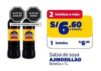 Salsa de soya AJINOSILLAO