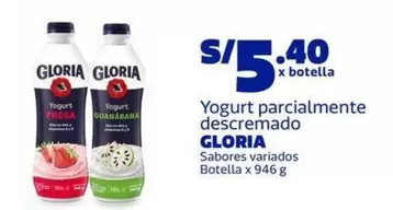 Gloria - Yogurt parcialmente descremado