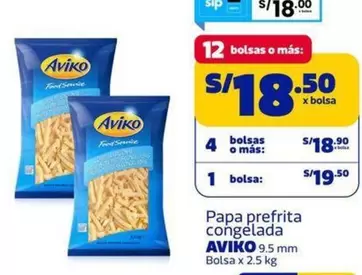 Papa prefrita congelada