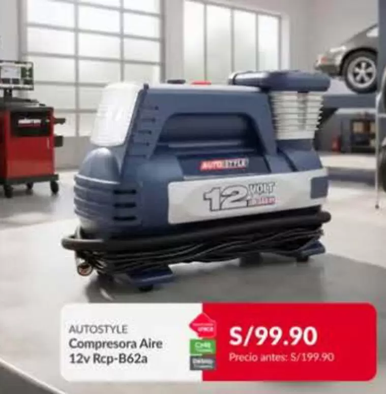 AutoStyle - Compresora Aire 12v Rcp-B62a