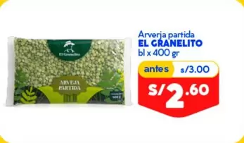 El Granelito - Arvejá partida