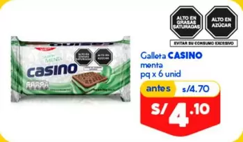 Casino - Galleta menta