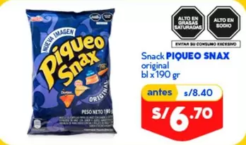 Piqueo Snax - Snack  original