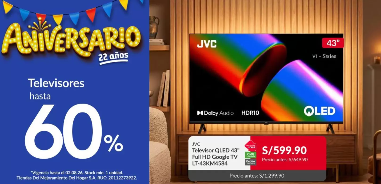 JVC - Televisores