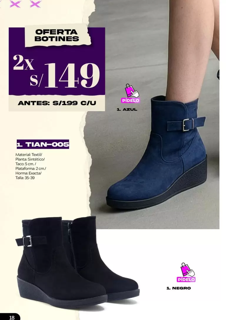 BOTINES 2x s/ 149