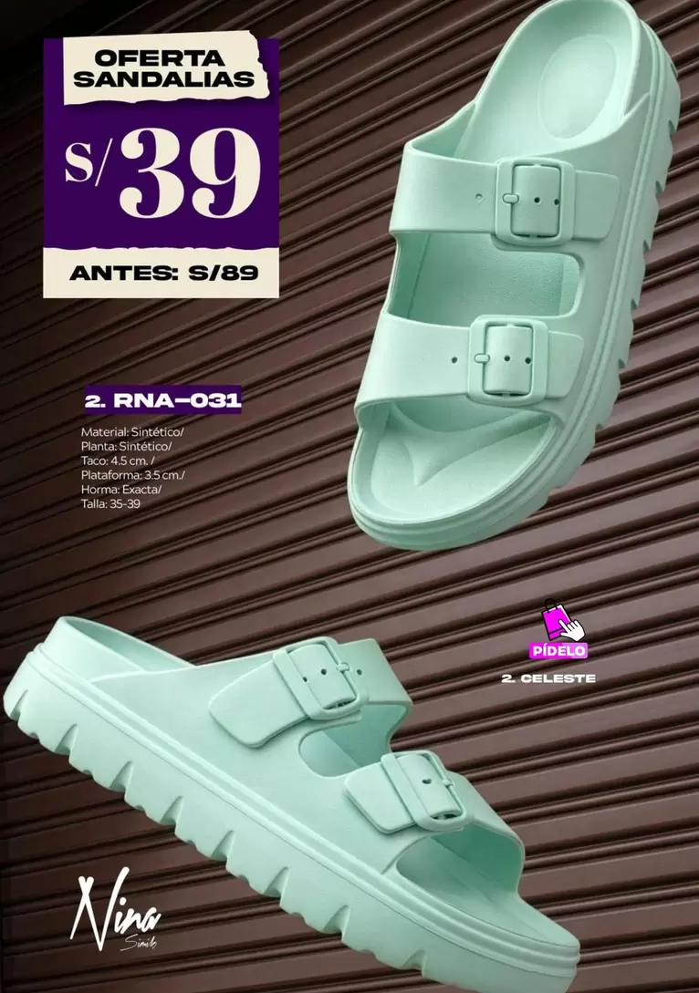 OFERTA SANDALIAS 2. RNA-031