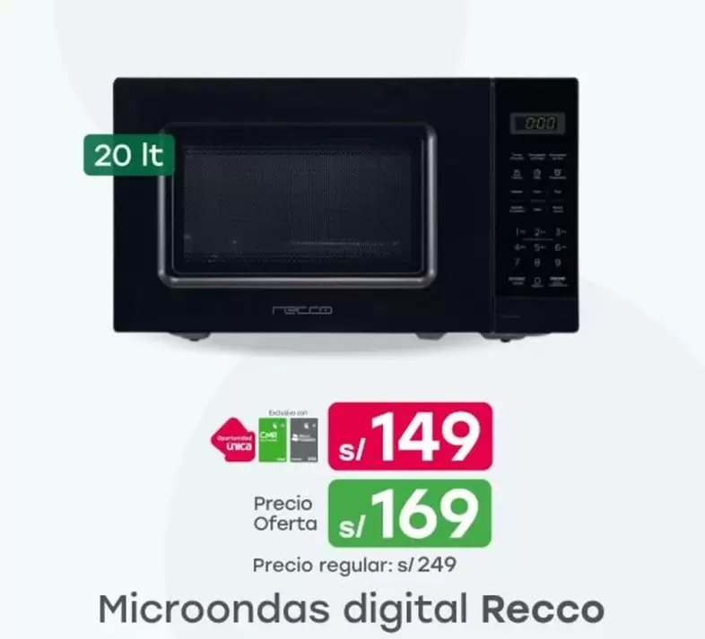 Recco - Microondas digital
