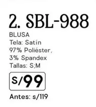 SBL-988 BLUSA