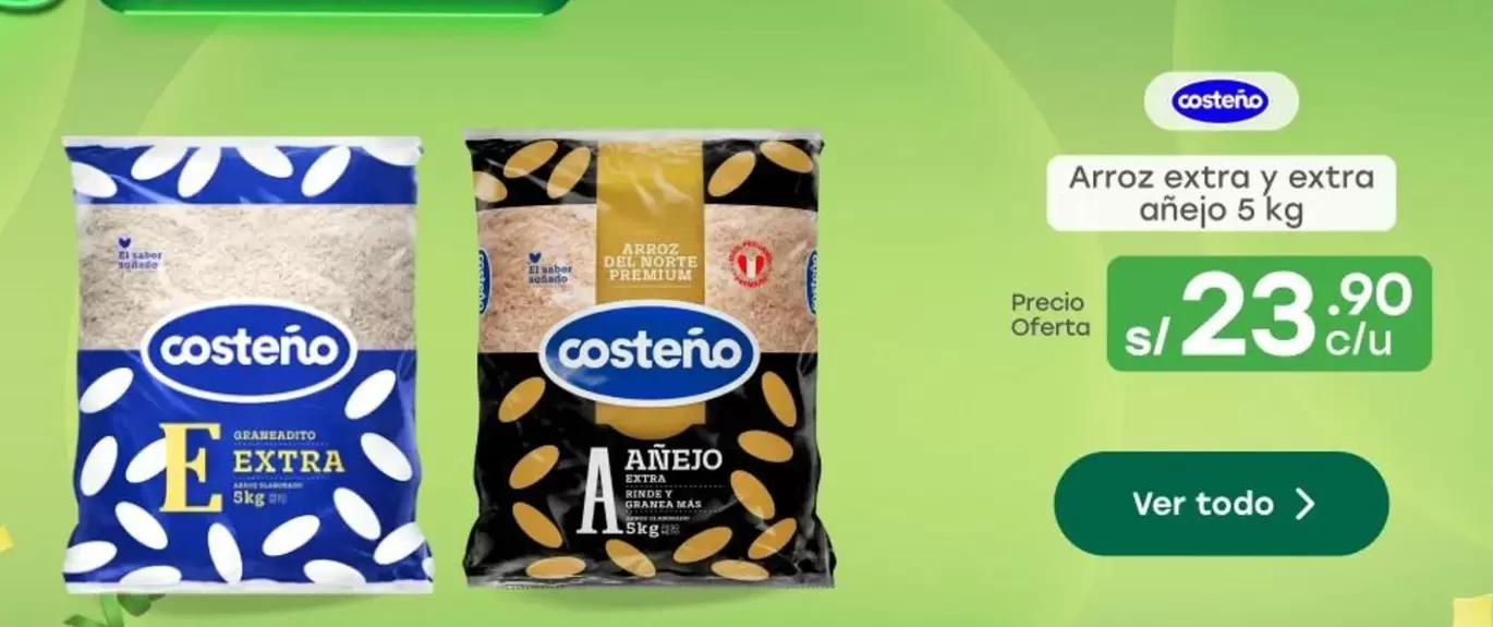 Costeño - Arroz extra y extra añejo