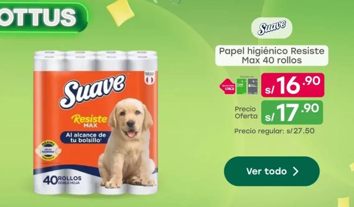 Suave - Papel higi3enico Resiste