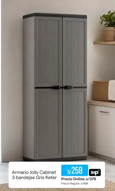Armario Jolly Cabinet 3 bandejas