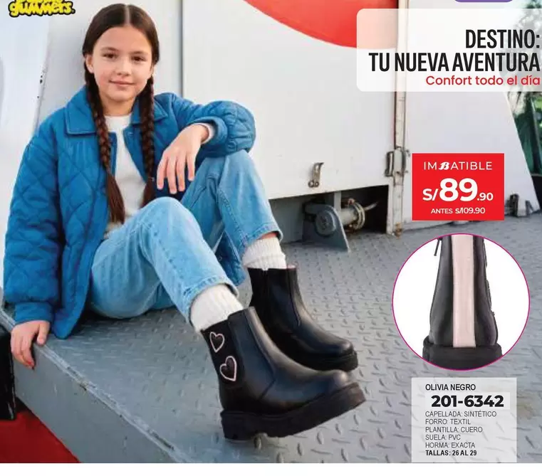 Botas OLIVIA NEGRO 201-6342