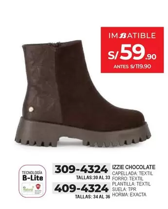 Natural - IZZIE CHOCOLATE 309-4324