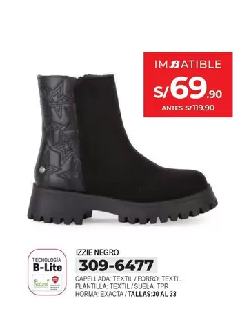 Natural - IZZIE NEGRO 309-6477