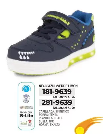 Natural - NEON AZUL/VERDE LIMÓN 181-9639