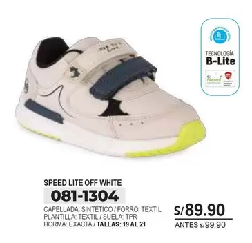 Natural - SPEED LITE OFF WHITE 081-1304