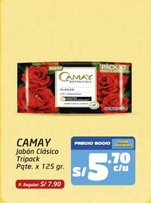 Camay - Jabón Clásico Tripack