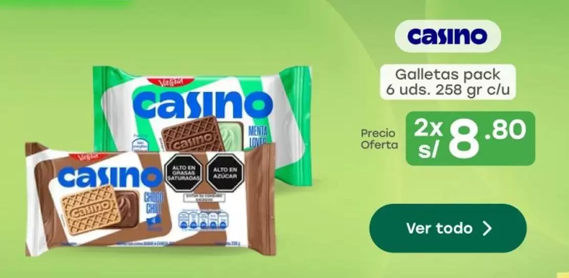 Casino - Galletas pack