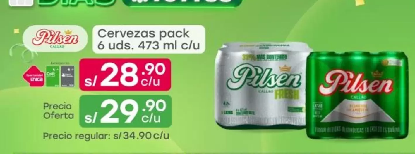 Pilsen - Cervezas pack